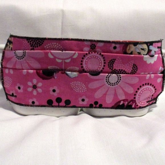 Handcrafted Minnie Mouse Face Mask - Picture 1 of 6